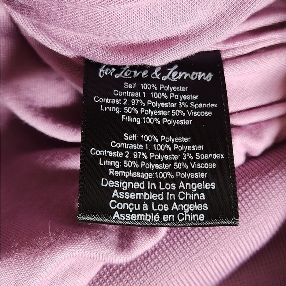 For Love & Lemons Cozy Crop Pullover Hoodie Sweater Size Large - Picture 7 of 7